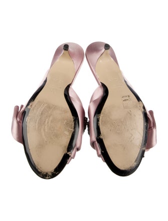 Nº 21 Satin Crystal Embellishments Slides