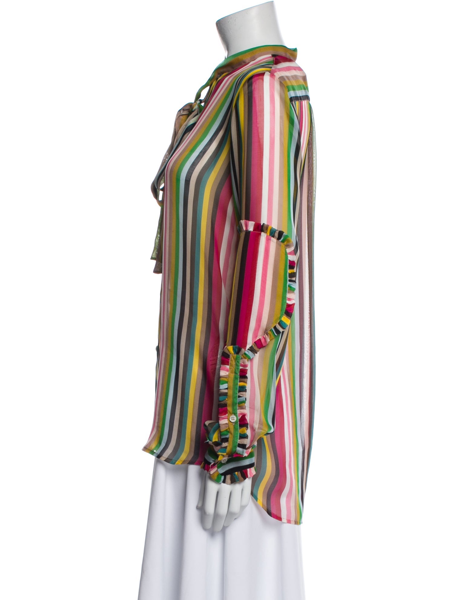 Nº 21 Silk Striped Blouse