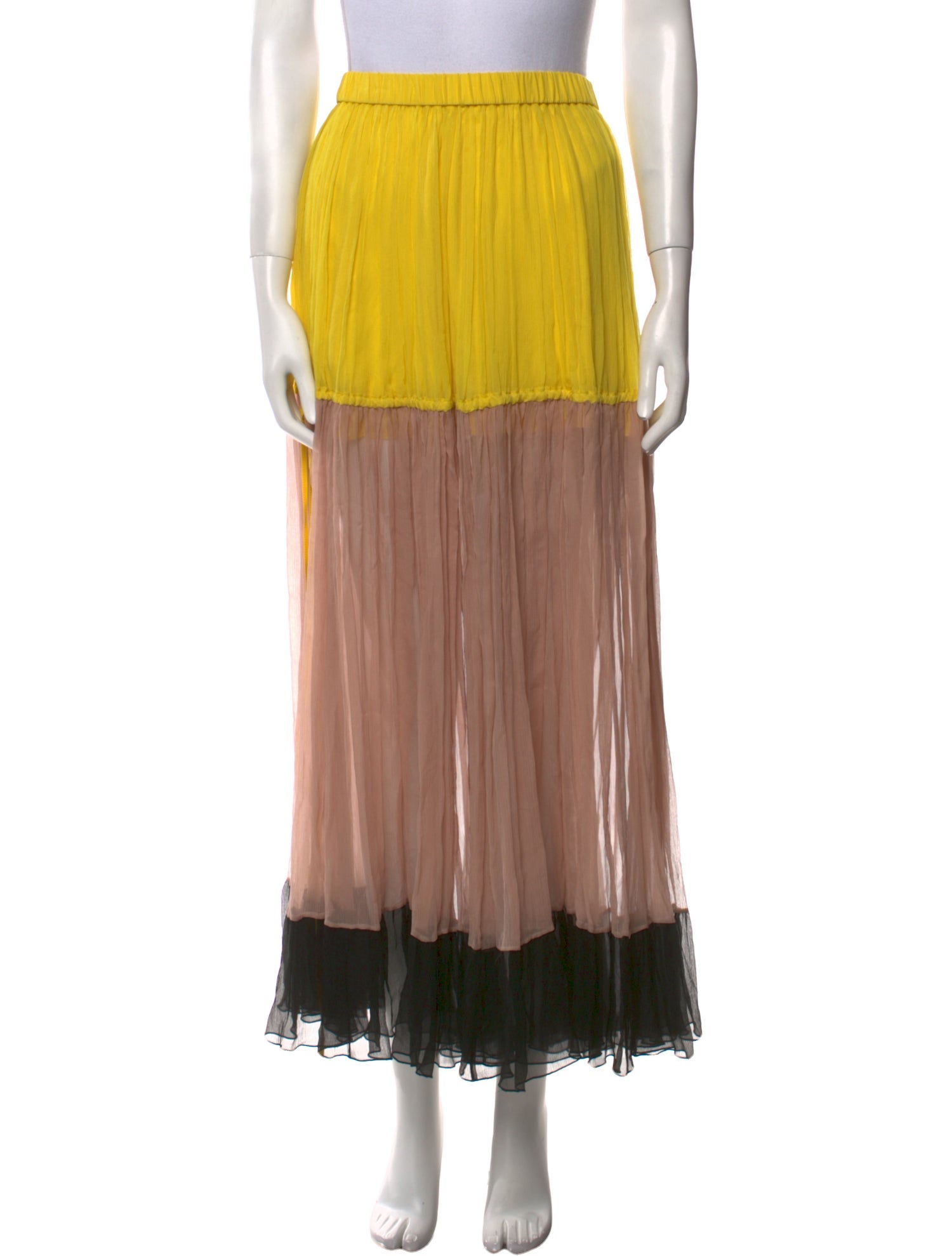 Nº 21 Silk Long Skirt