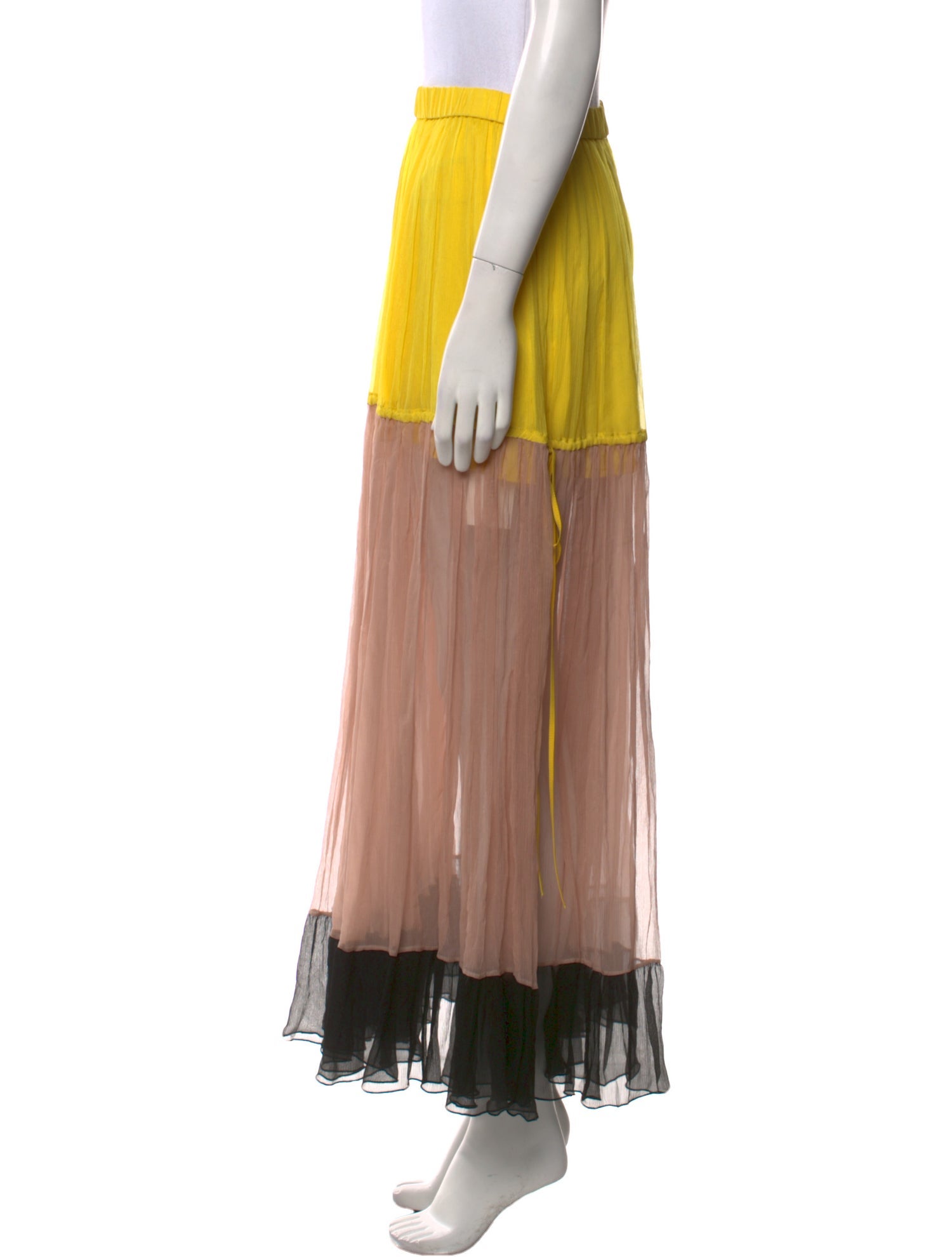 Nº 21 Silk Long Skirt