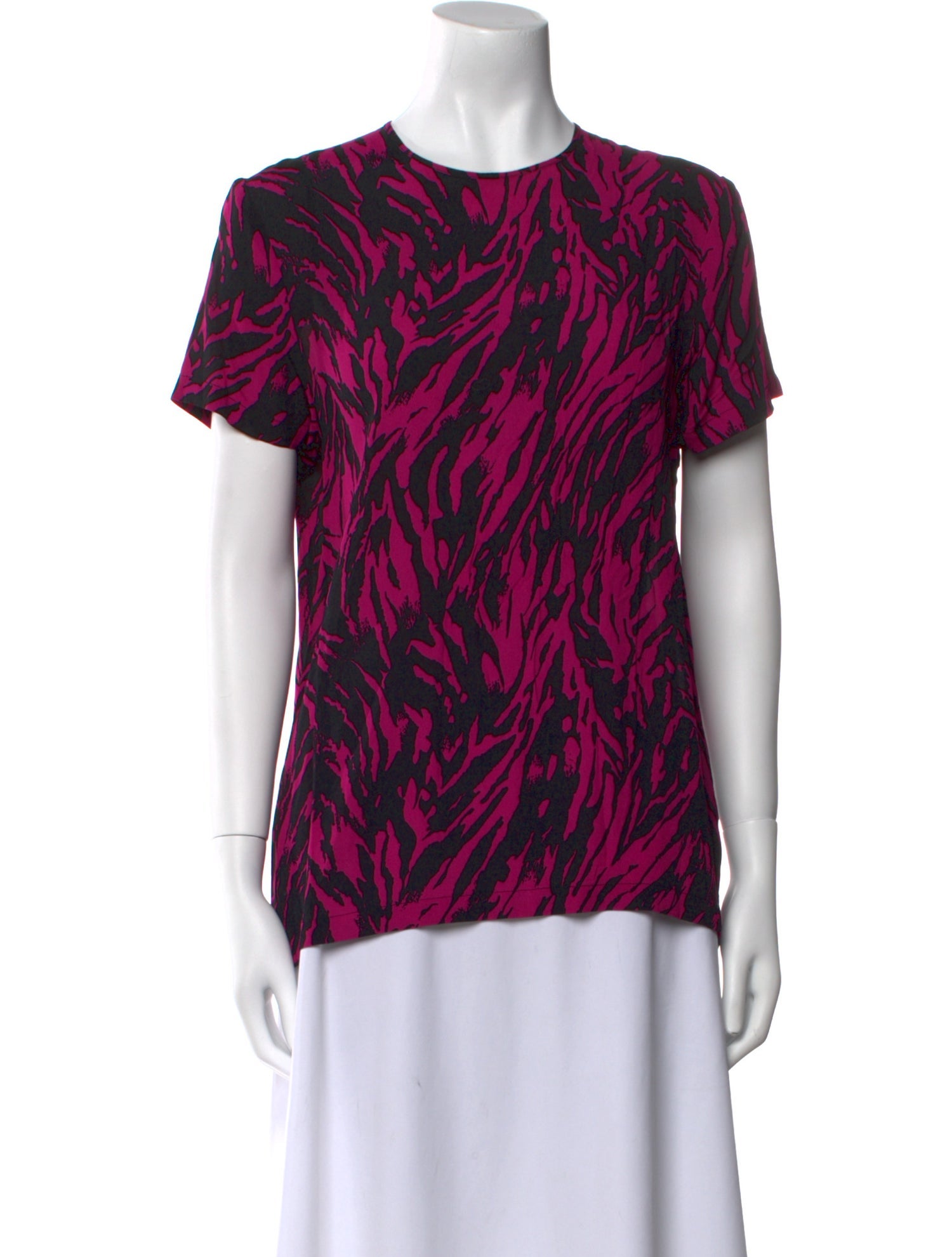 Nº 21 Animal Print Crew Neck T-Shirt