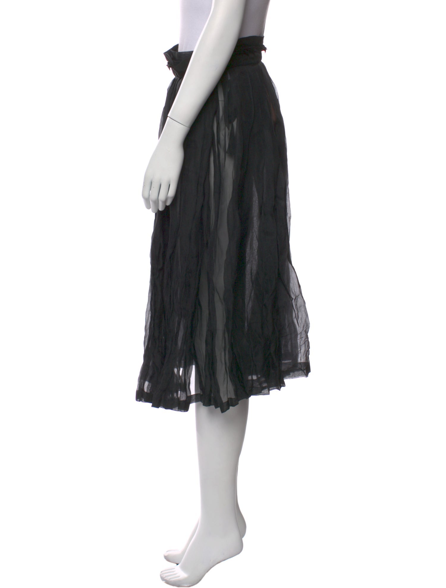 Nº 21 Silk Knee-Length Skirt