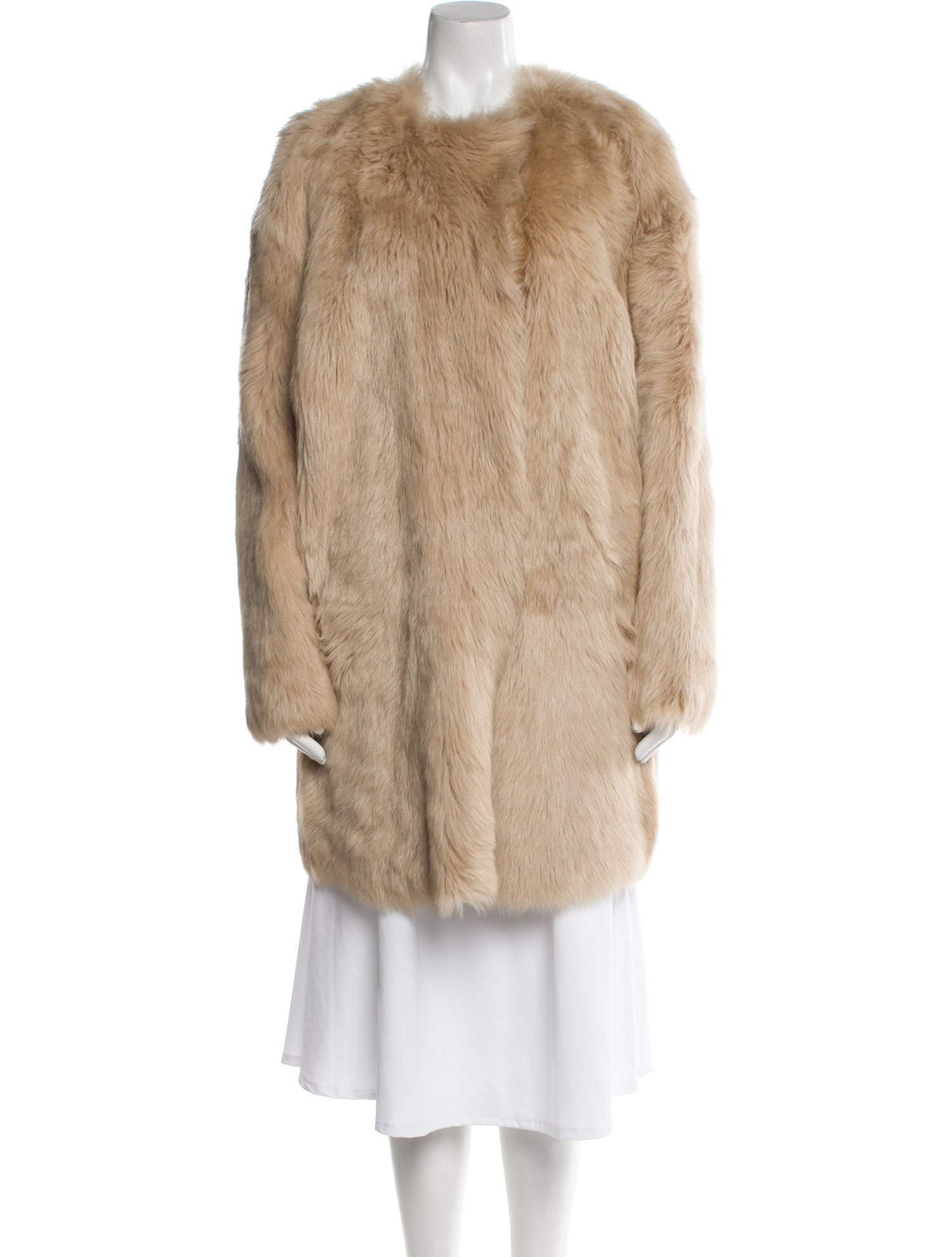 Nº 21 Lambskin Faux Fur Coat
