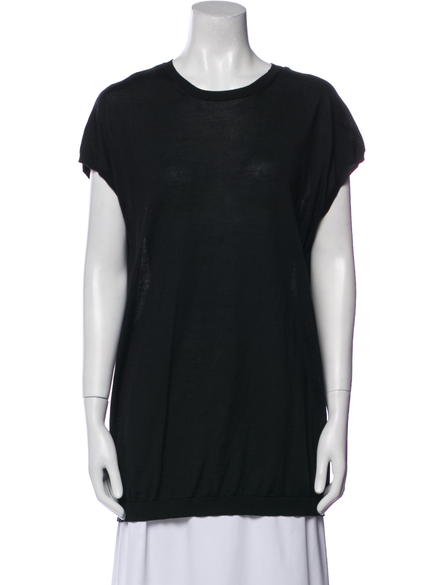 Nº 21 Virgin Wool Scoop Neck T-Shirt
