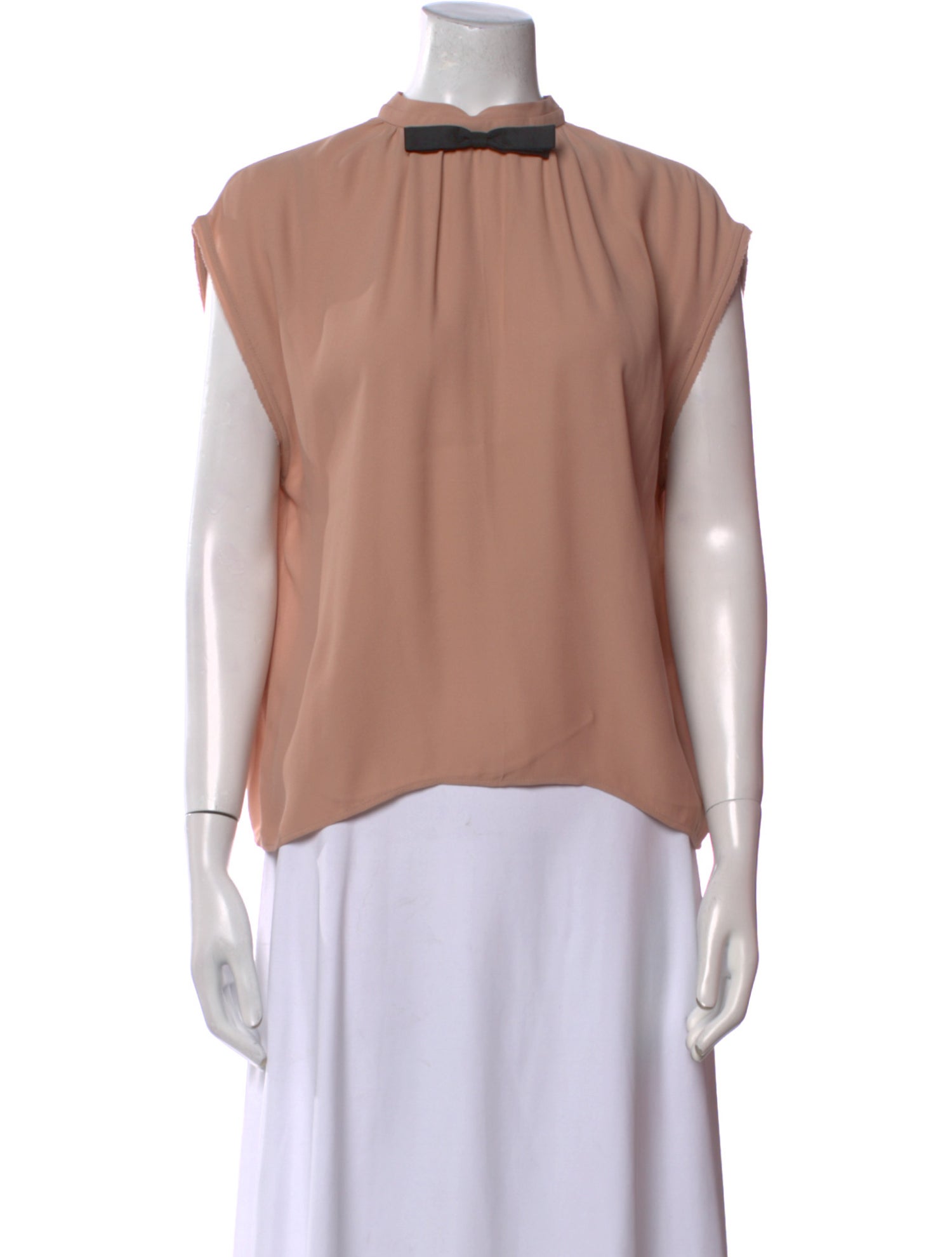Nº 21 Mock Neck Sleeveless Blouse
