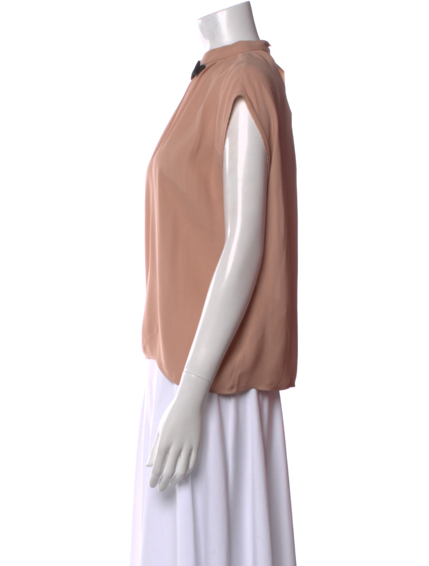 Nº 21 Mock Neck Sleeveless Blouse