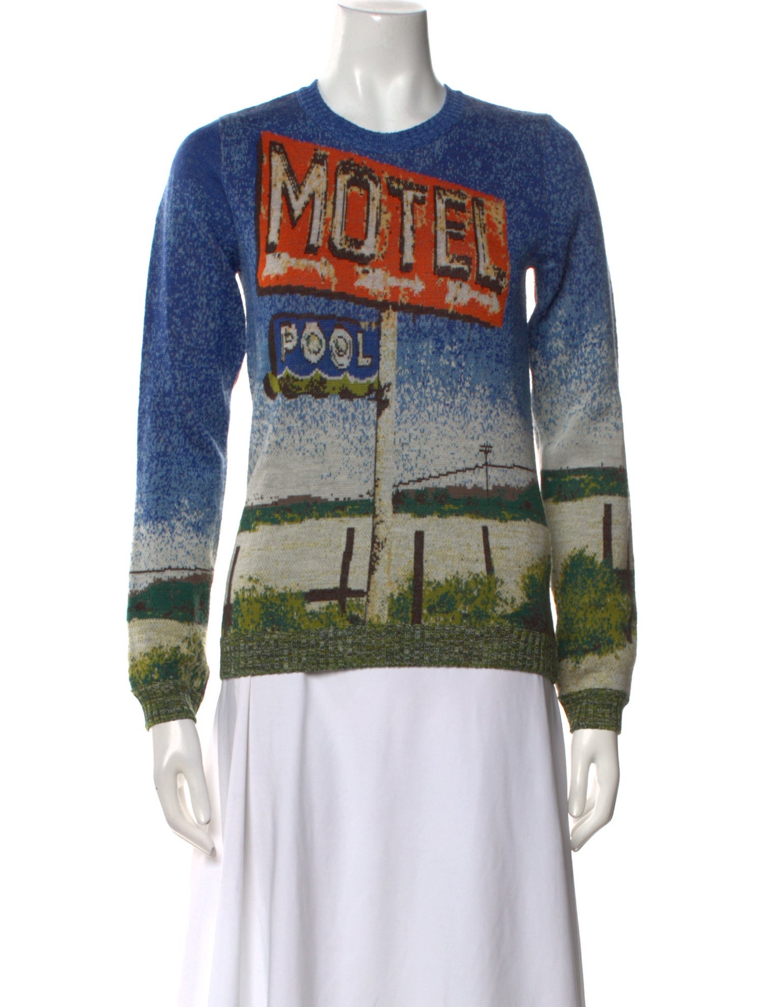 Nº 21 Wool Graphic Print Sweater