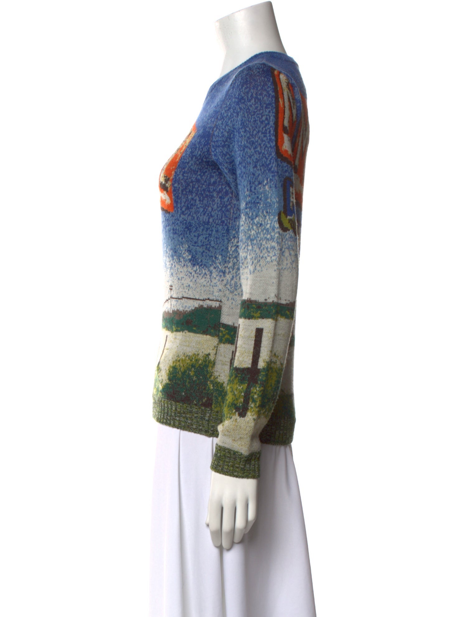 Nº 21 Wool Graphic Print Sweater