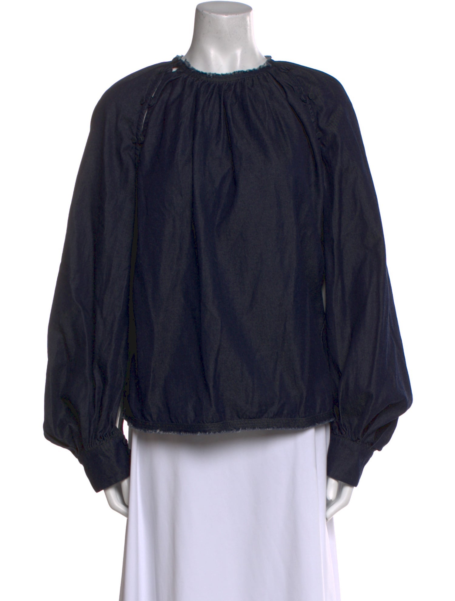 Nº 21 Crew Neck Long Sleeve Blouse