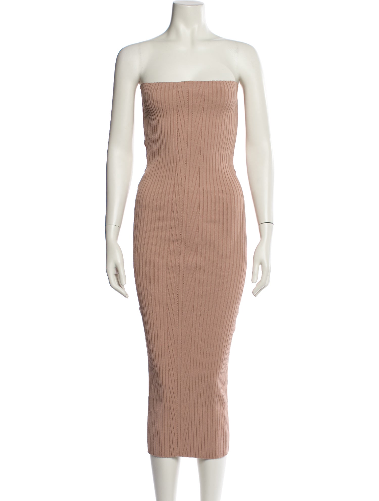 Nº 21 Strapless Midi Length Dress