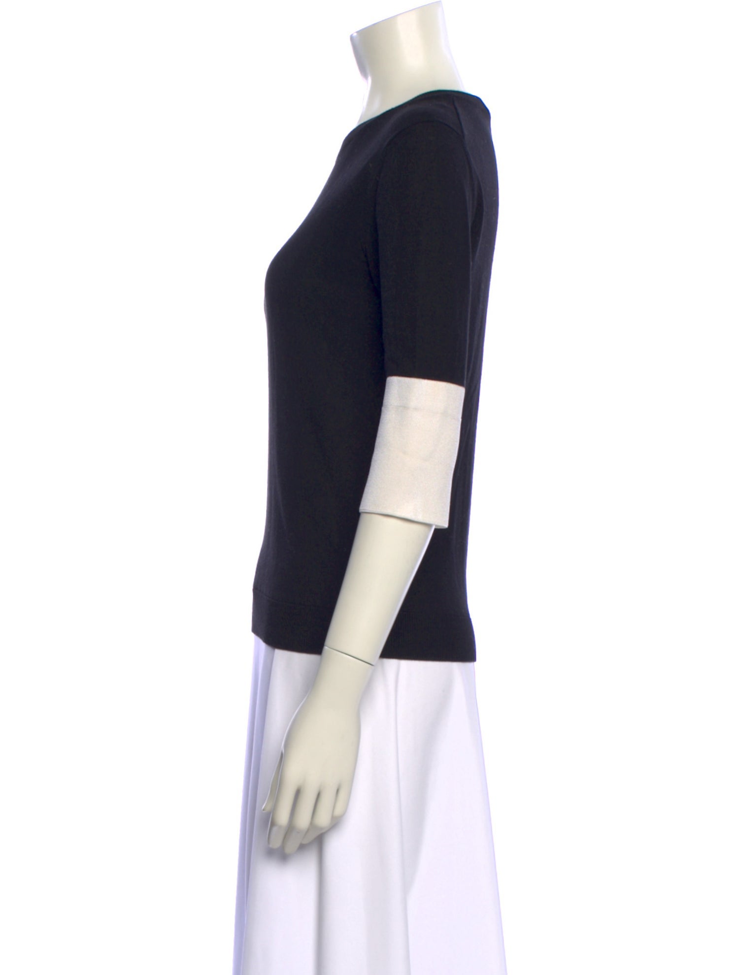 Nº 21 Crew Neck Three-Quarter Sleeve T-Shirt