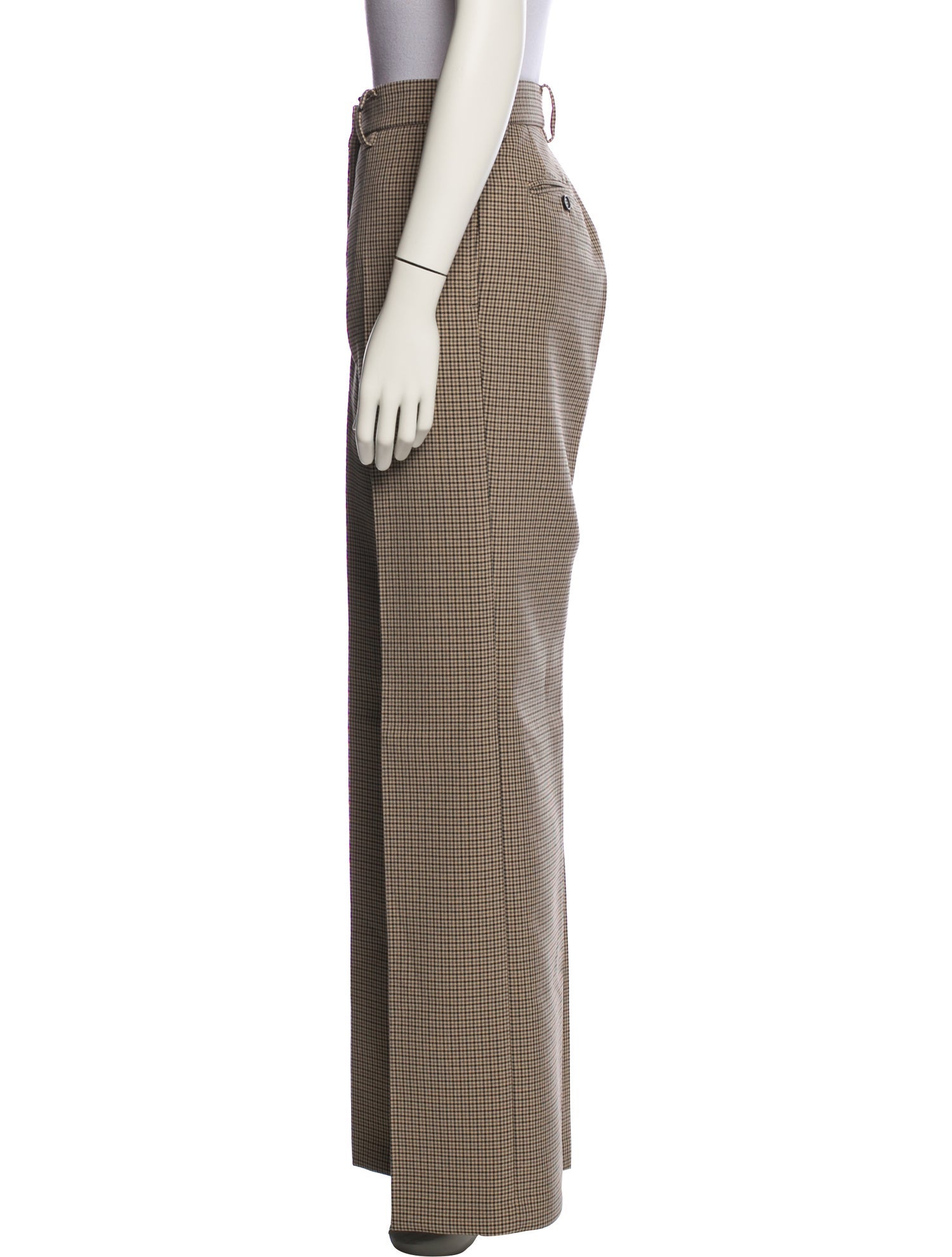 Nº 21 Plaid Print Wide Leg Pants w/ Tags