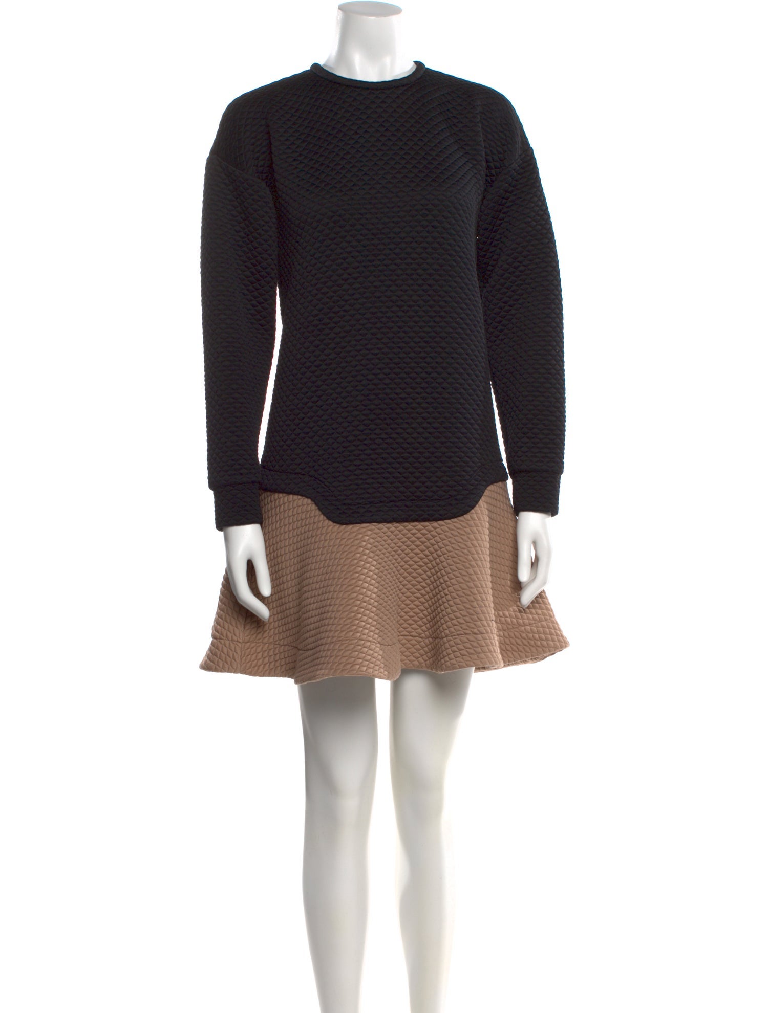 Nº 21 Colorblock Pattern Mini Dress