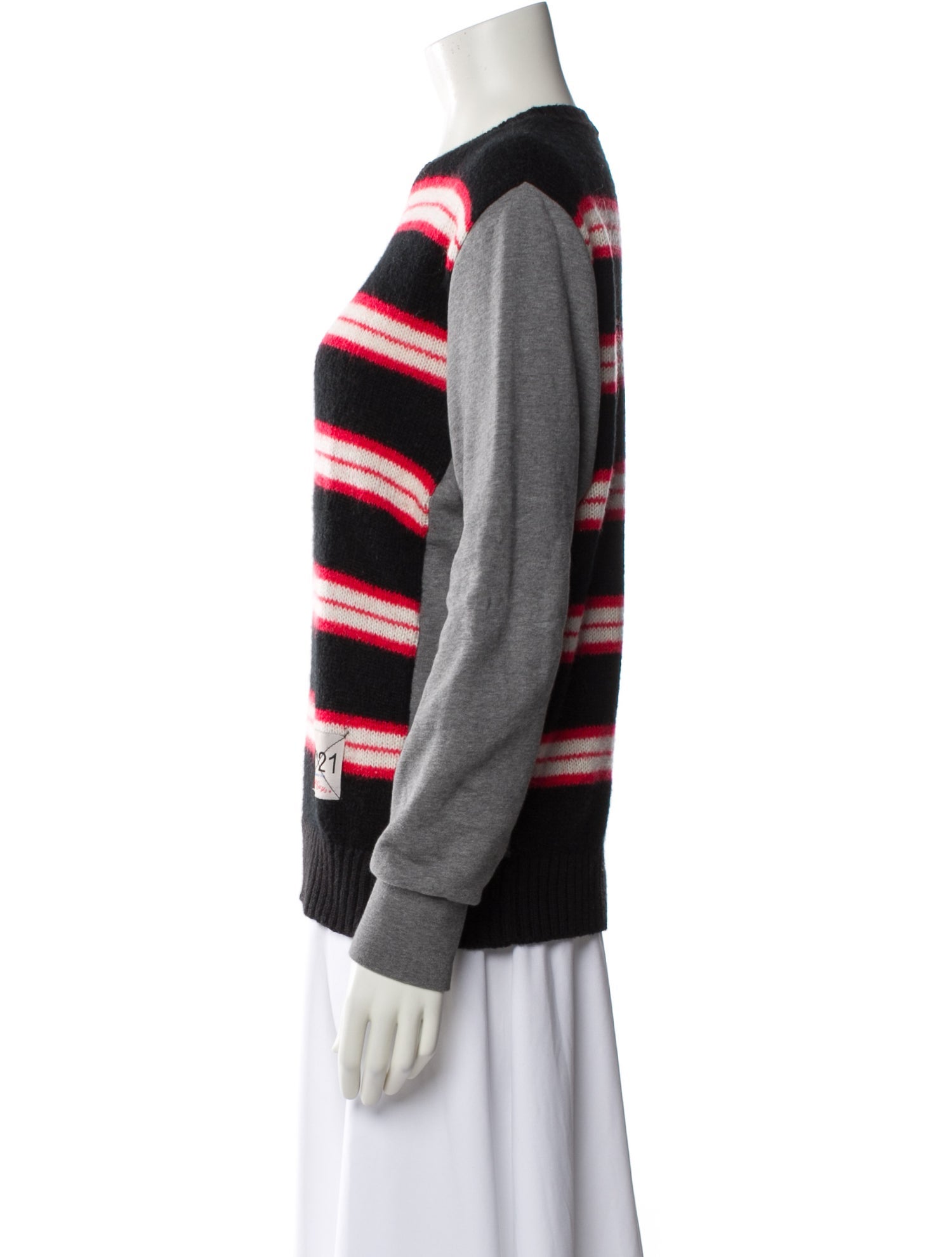 Nº 21 Striped Crew Neck Sweater