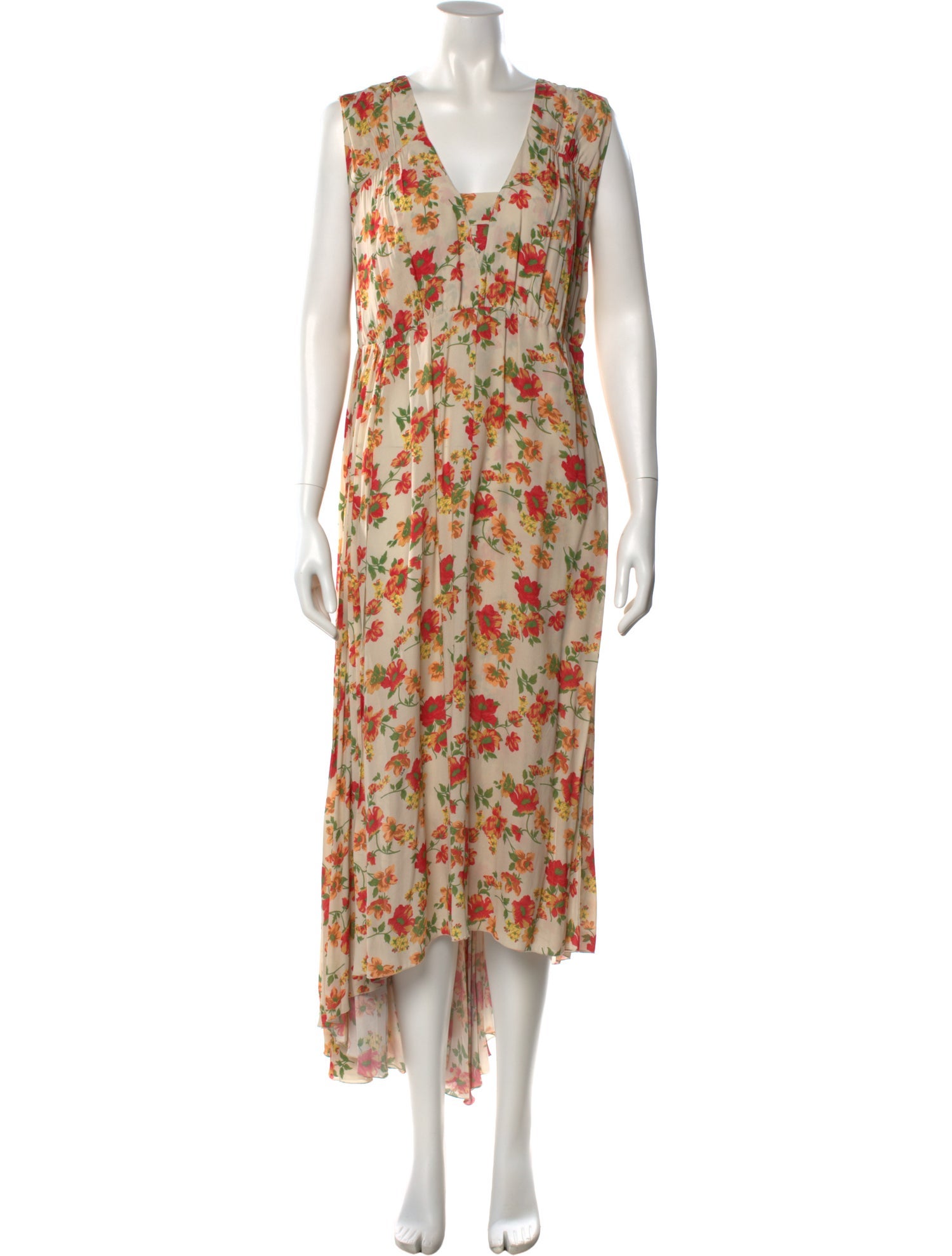 Nº 21 Floral Print Midi Length Dress