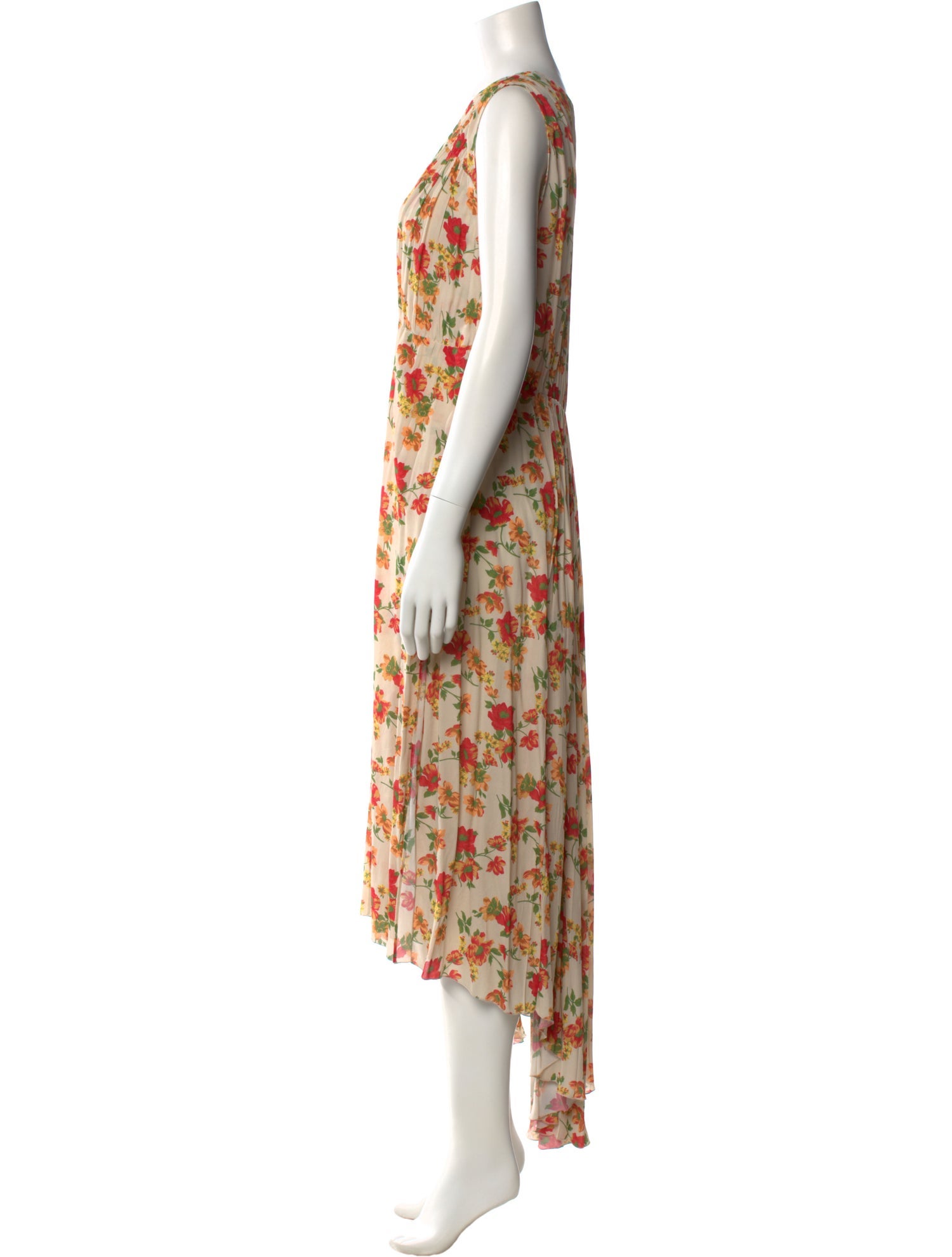 Nº 21 Floral Print Midi Length Dress