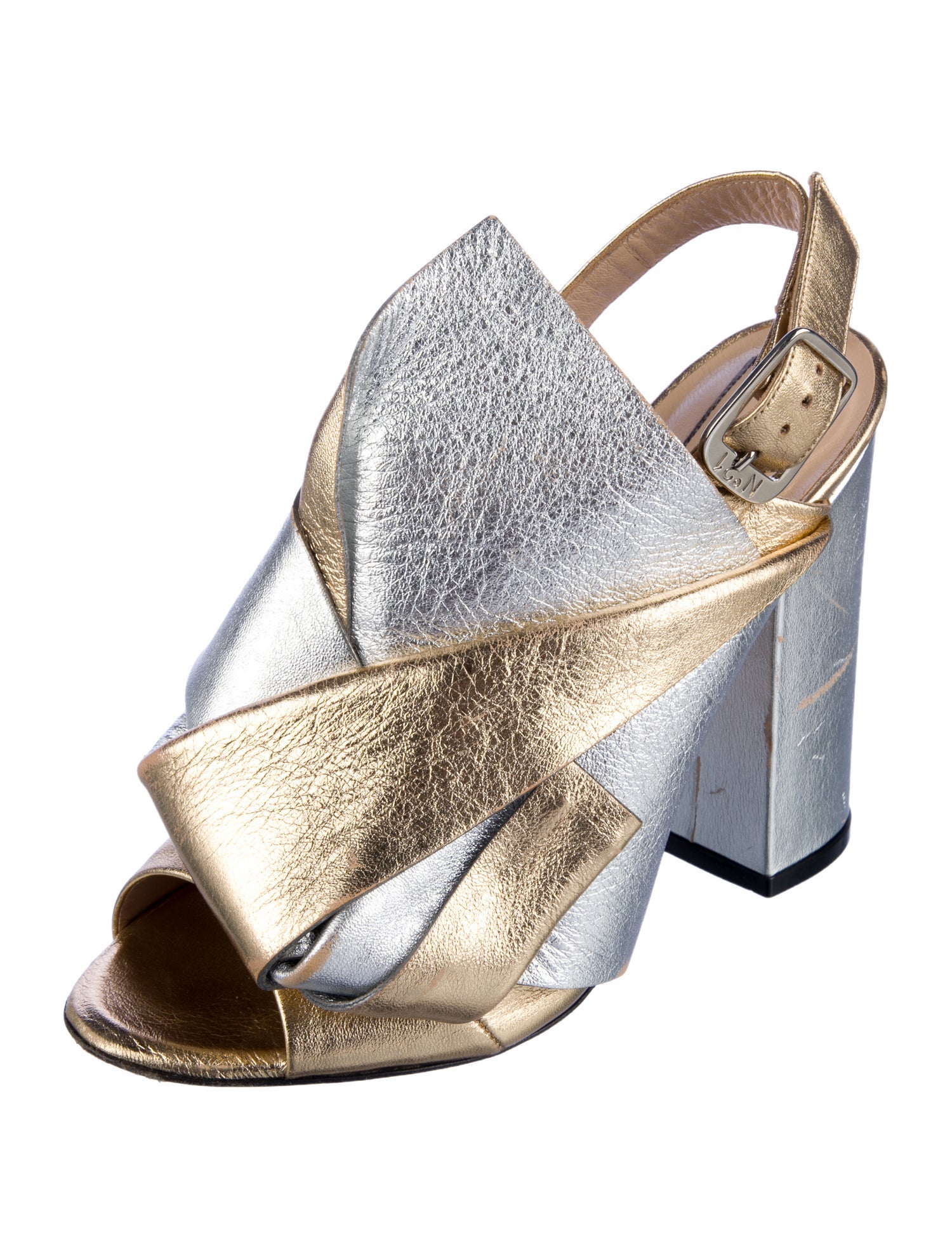 Nº 21 Leather Slingback Sandals