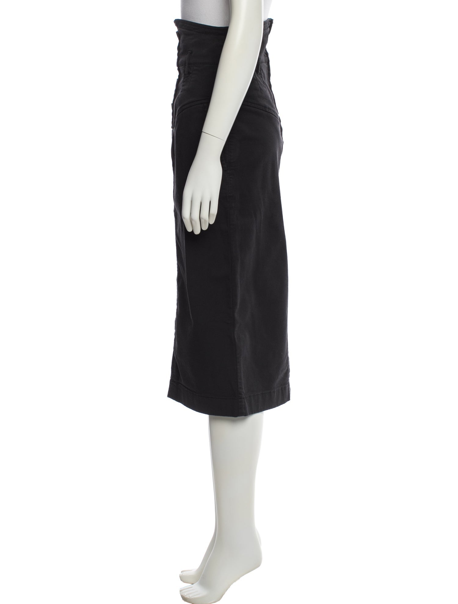 Nº 21 Crystal Embellishments Midi Length Skirt