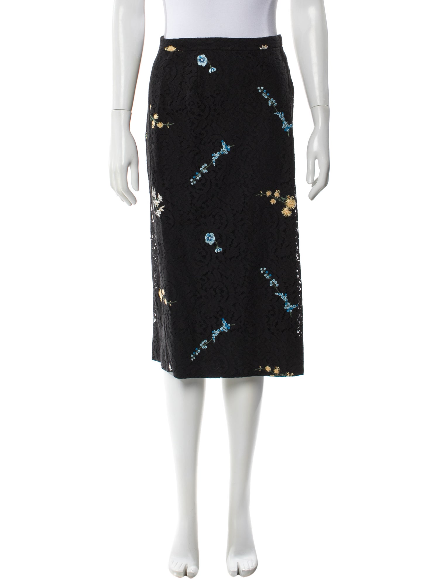 Nº 21 Lace Knee-Length Skirt