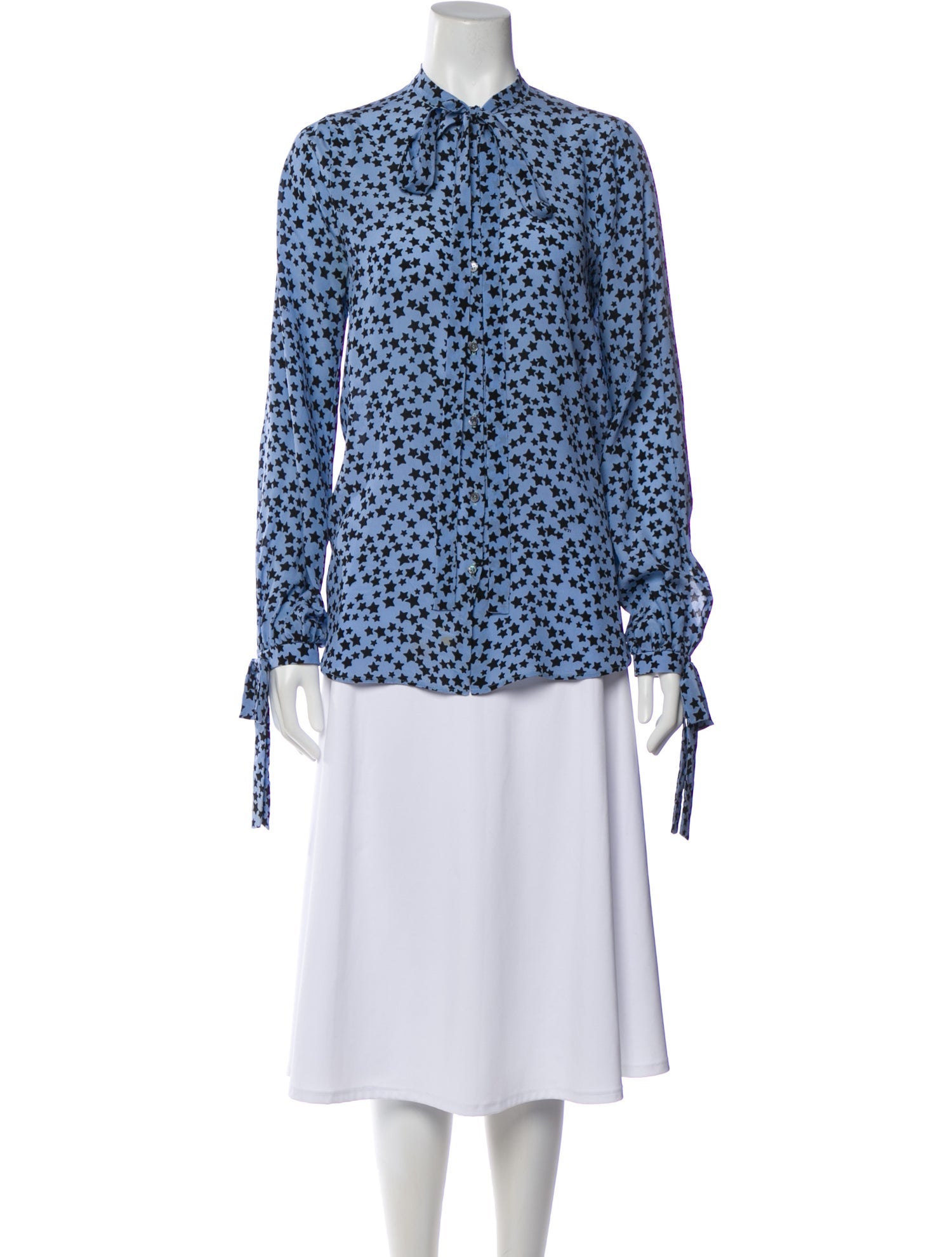 Nº 21 Silk Printed Blouse