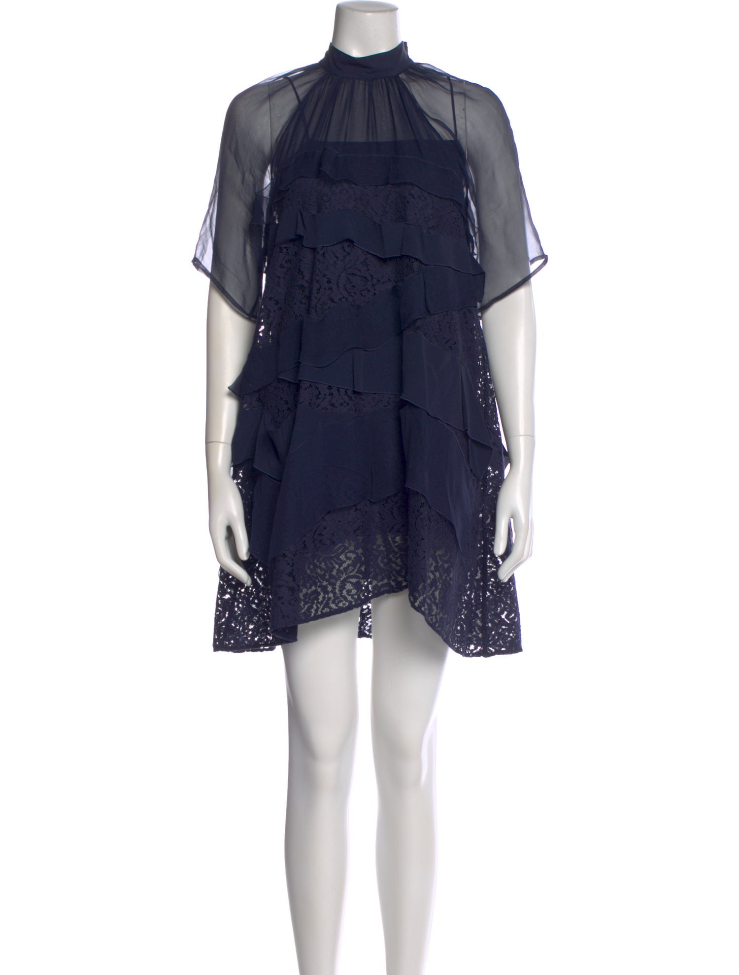 Nº 21 Lace Pattern Mini Dress