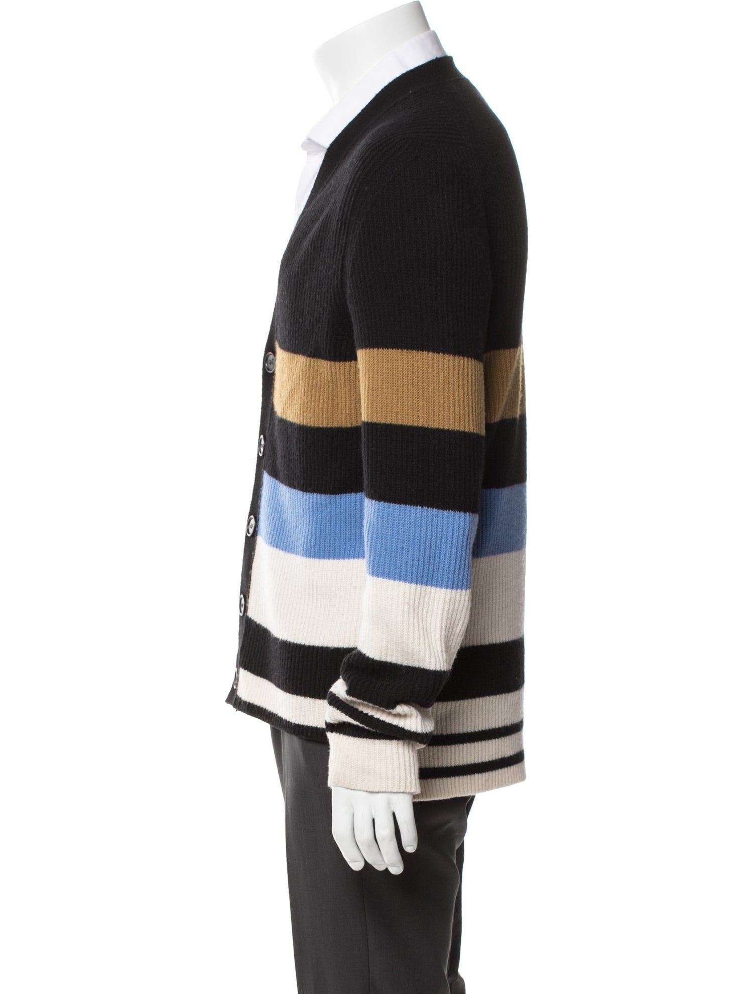 Nº 21 Striped V-Neck Cardigan