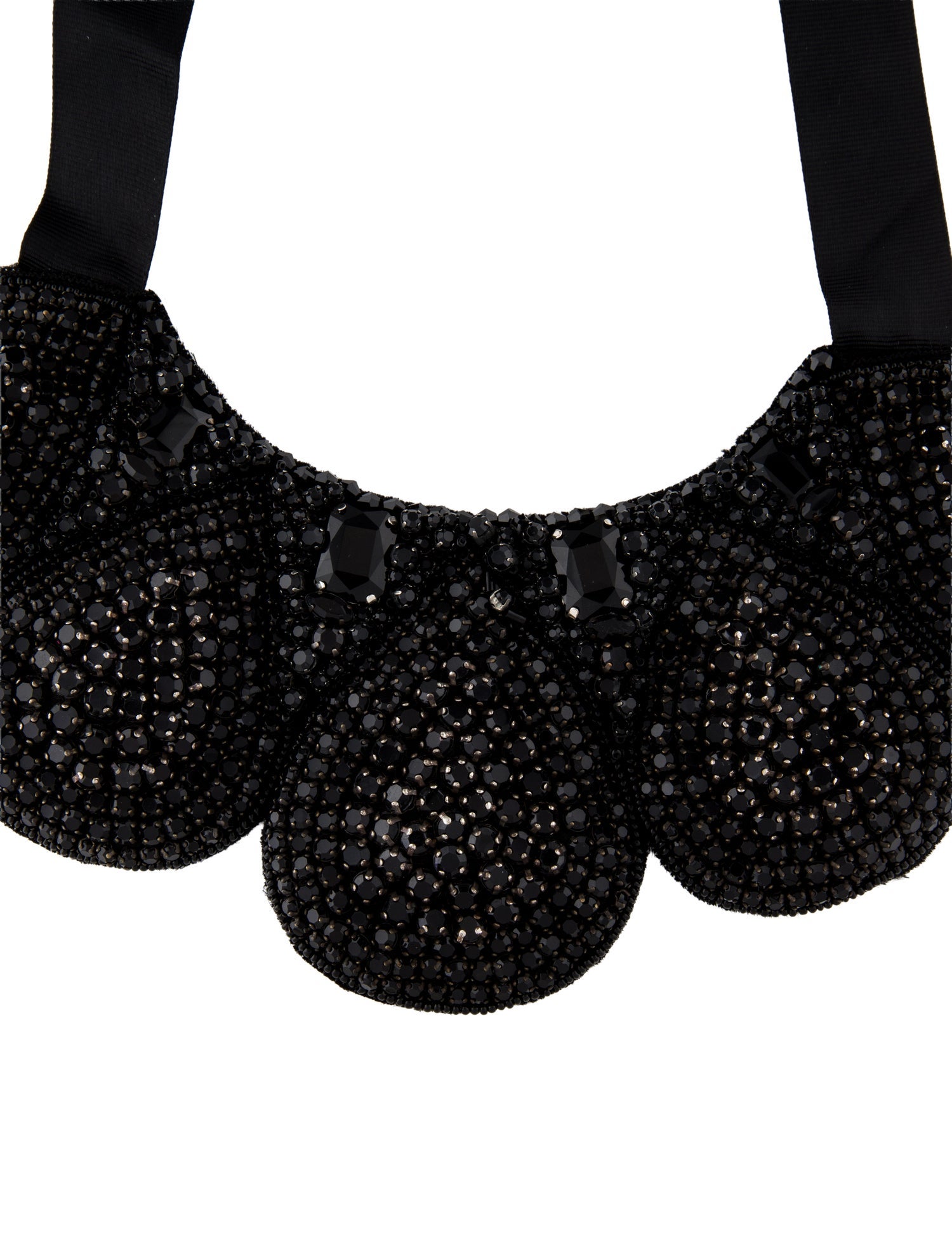 Nº 21 Crystal & Ribbon Collar Necklace