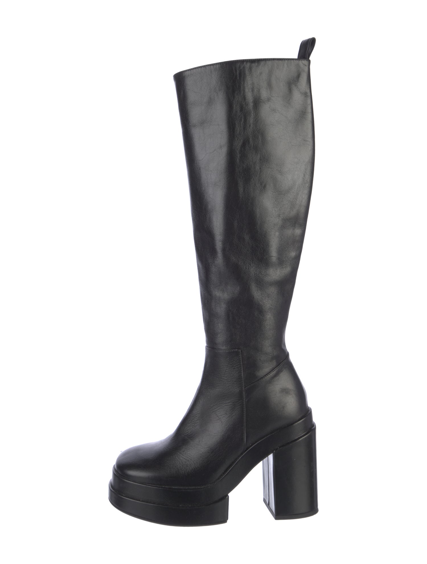 Nodaleto Leather Rain Boots