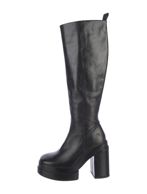 Nodaleto Leather Rain Boots