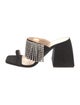 Nodaleto Suede Crystal Embellishments Slides