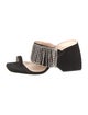 Nodaleto Suede Crystal Embellishments Slides