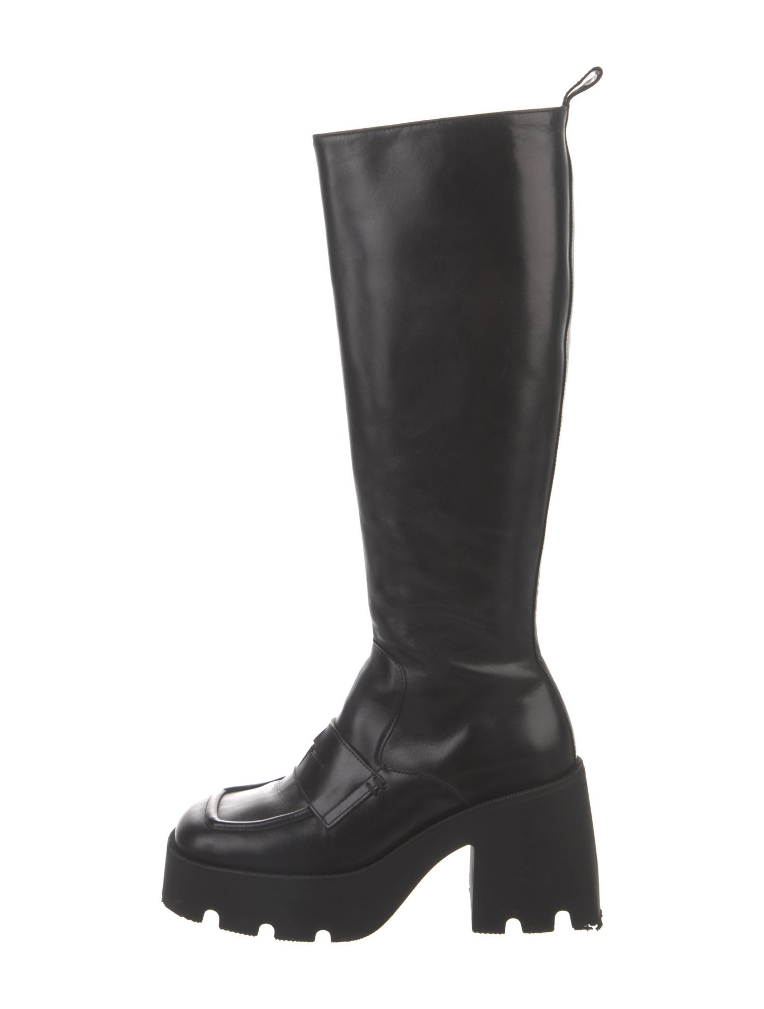 Nodaleto Leather Rain Boots