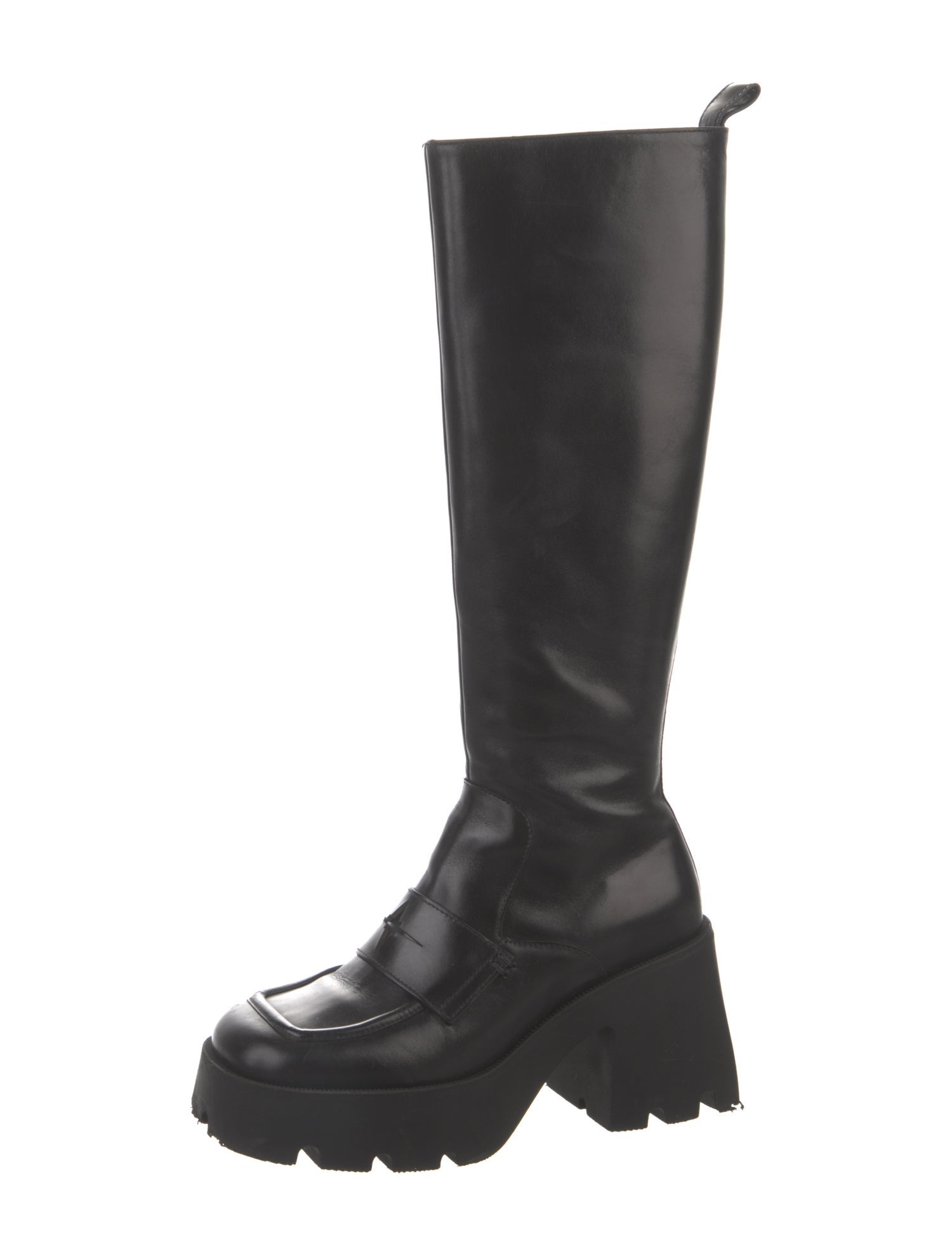 Nodaleto Leather Rain Boots