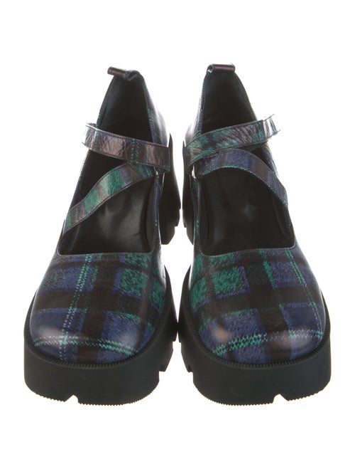 Nodaleto Leather Printed Mary Jane Flats