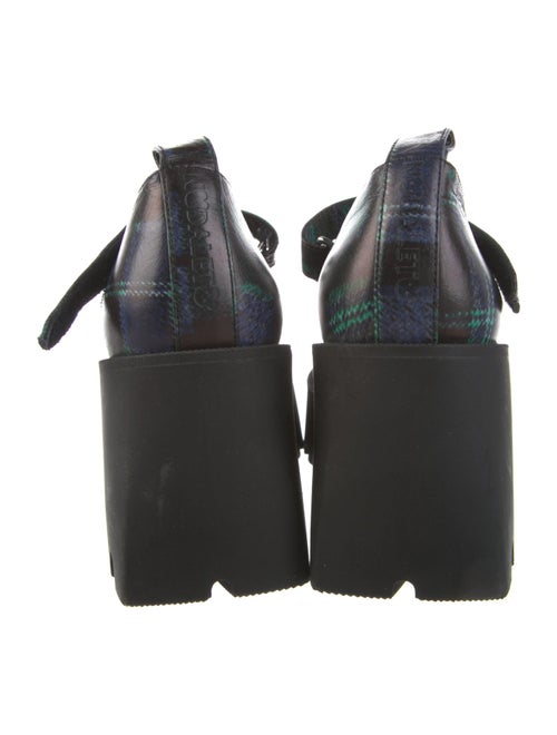 Nodaleto Leather Printed Mary Jane Flats