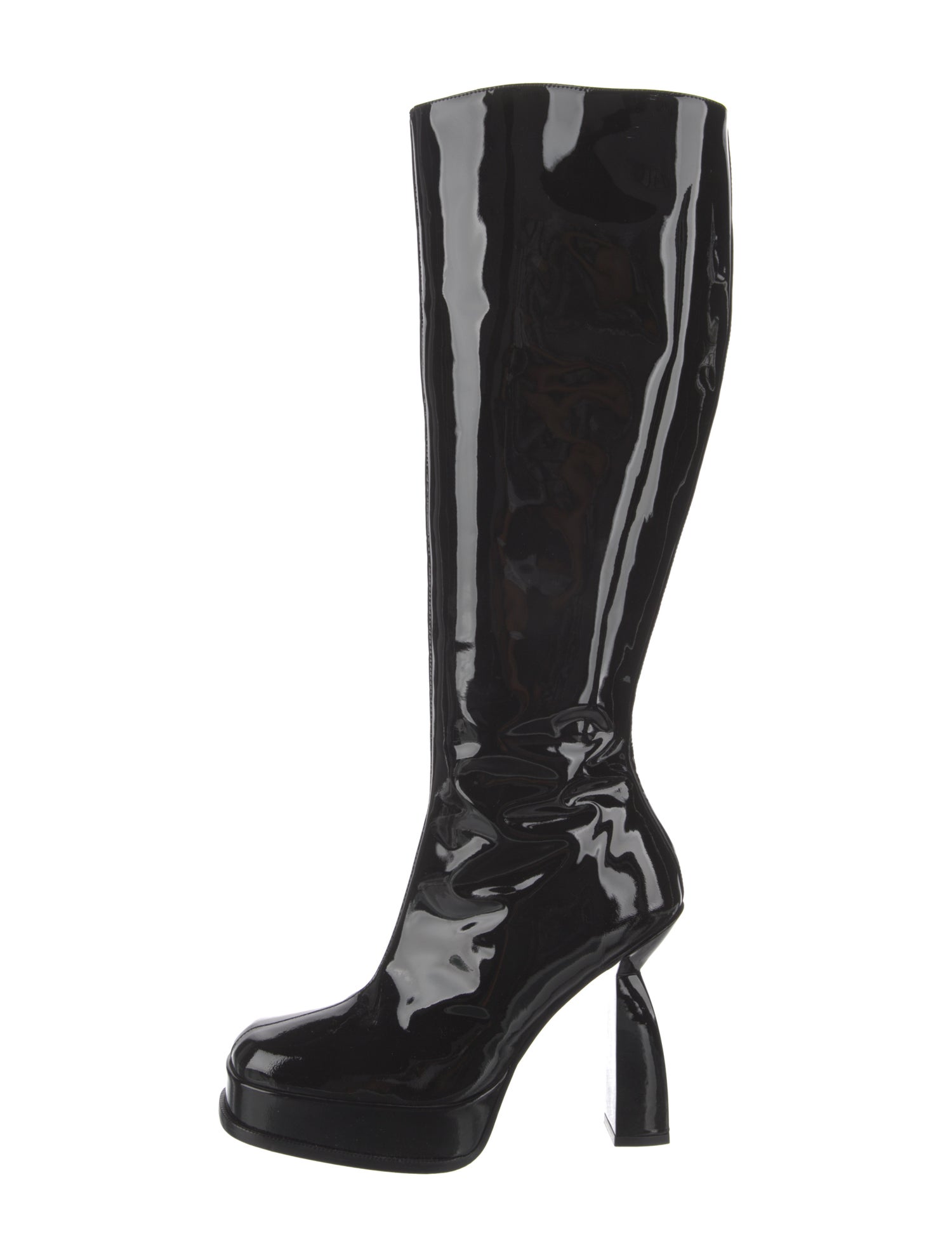Nodaleto Patent Leather Boots