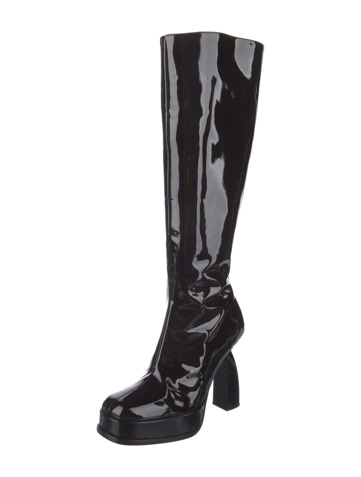 Nodaleto Patent Leather Boots