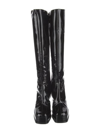 Nodaleto Patent Leather Boots