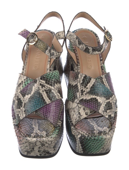 Nodaleto Leather Animal Print Sandals
