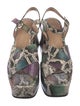 Nodaleto Leather Animal Print Sandals