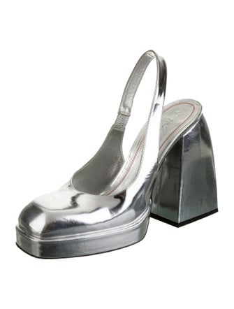 Nodaleto Patent Leather Slingback Pumps