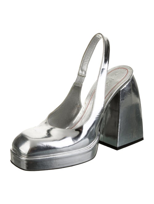 Nodaleto Patent Leather Slingback Pumps