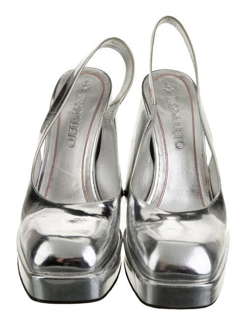 Nodaleto Patent Leather Slingback Pumps