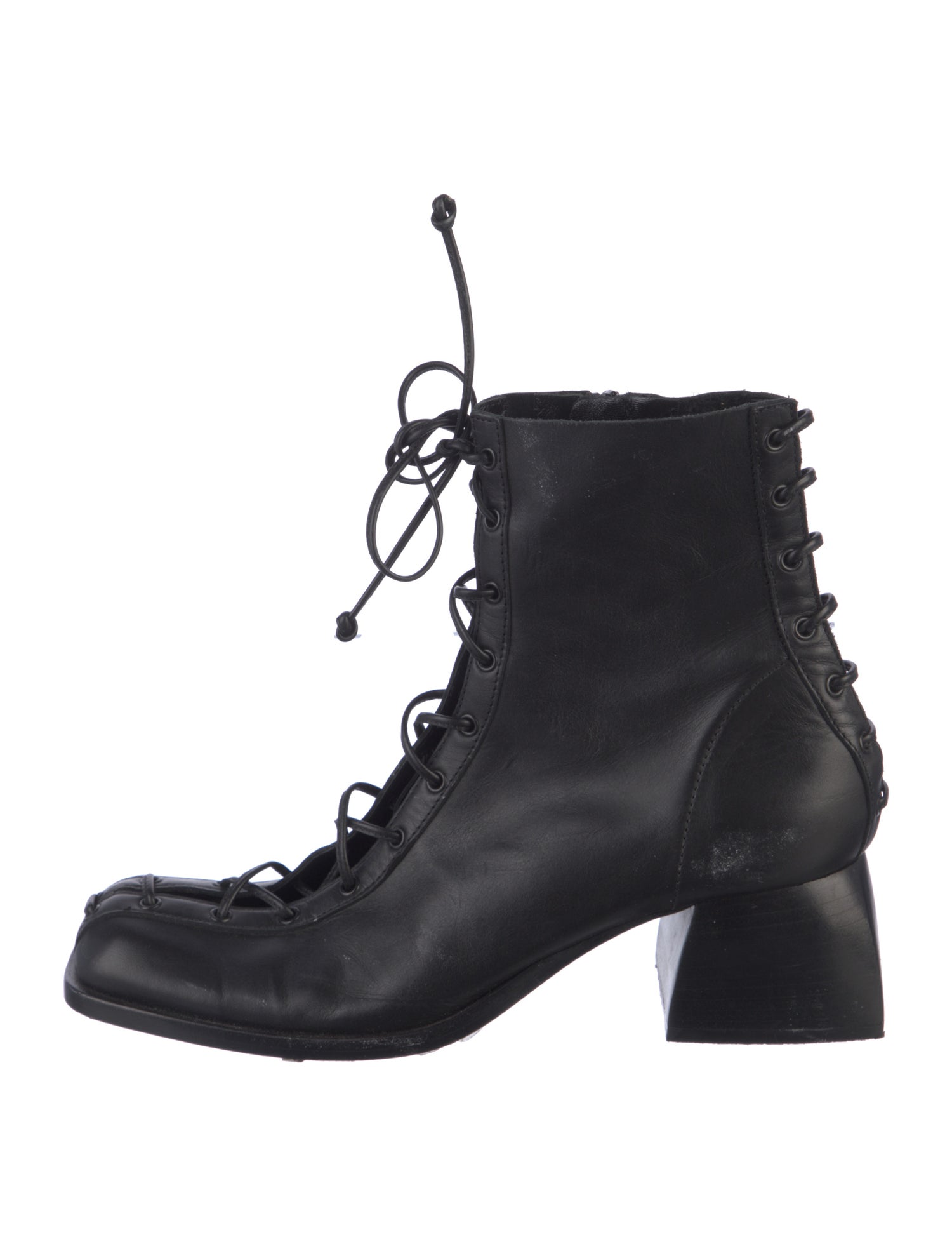 Nodaleto Leather Lace-Up Boots
