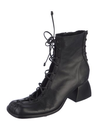Nodaleto Leather Lace-Up Boots
