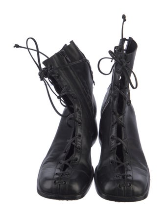 Nodaleto Leather Lace-Up Boots