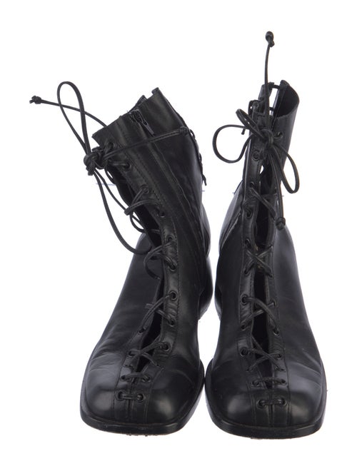 Nodaleto Leather Lace-Up Boots