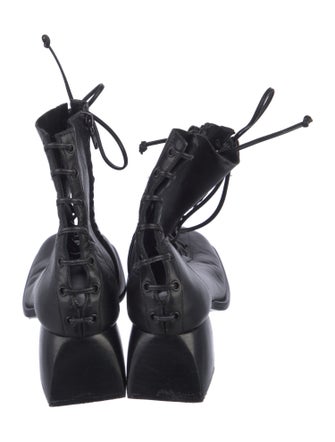 Nodaleto Leather Lace-Up Boots