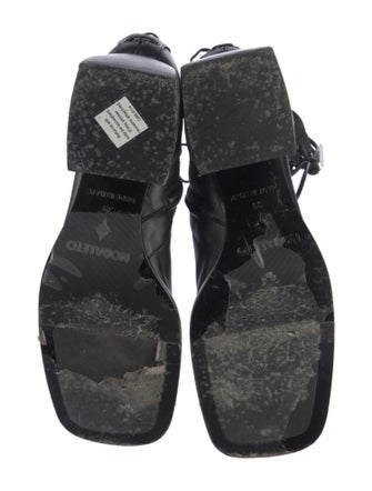 Nodaleto Leather Lace-Up Boots