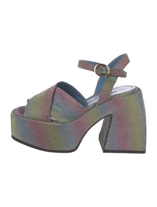 Nodaleto Tie-Dye Print Sandals